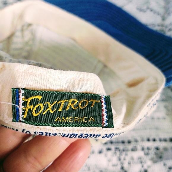 NWOT UNISEX LIGHTWEIGHT COTTON FOXTROT PLEDGE OF ALLEGIANCE HAT/DENIM BILL - Picture 5 of 6